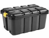 Malles de rangement 111 L noir avec couvercle, 2 pièces - Skyda Form en promo chez Castorama Malles de rangement 111 L noir avec couvercle, 2 pièces - Skyda Form dans le catalogue Castorama