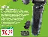 Nass-/Trockenrasierer 51-M1000s Angebote von Braun bei Marktkauf Lemgo für 74,99 €