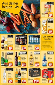 Wasser im aktuellen REWE Prospekt (Jena) Wasser im REWE Prospekt "Dein Markt" mit 38 Seiten (Jena)