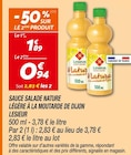 Sauce Salade Nature Légère à la moutarde de Dijon - Lesieur en promo chez Netto Sauce Salade Nature Légère à la moutarde de Dijon - Lesieur dans le catalogue Netto