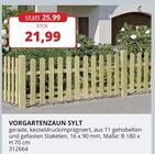 VORGARTENZAUN SYLT im Angebot bei BBM Baumarkt in Delmenhorst VORGARTENZAUN SYLT Angebote bei BBM Baumarkt Delmenhorst für 21,99 €