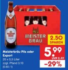 Pils im Angebot bei Netto Marken-Discount in Radebeul Pils Angebote von Meisterbräu bei Netto Marken-Discount Radebeul für 5,99 €
