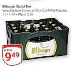 Aktuelle Bitburger Angebote bei GLOBUS in Neuwied Aktuelles Stubbi Bier Angebot bei GLOBUS in Neuwied ab 9,49 €