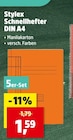 Schnellhefter DIN A4 von Stylex für 1,59 € bei Thomas Philipps im Angebot Schnellhefter DIN A4 von Stylex im aktuellen Thomas Philipps Prospekt