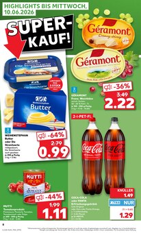 Butter im aktuellen Kaufland Prospekt (Gelsenkirchen) Butter im Kaufland Prospekt "Hier bin ich richtig" mit 59 Seiten (Gelsenkirchen)