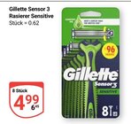 Aktuelles Sensor 3 Rasierer Sensitive Angebot bei GLOBUS in Offenbach (Main) ab 4,99 €