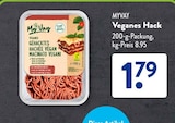 Veganes Hack im ALDI SÜD Prospekt Veganes Hack von MYVAY im aktuellen ALDI SÜD Prospekt für 1,79 €