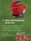 Akku-Universalstreuer GE-US 18 Li von Einhell im aktuellen Dehner Garten-Center Prospekt für 39,99 €