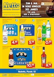 Aktueller Netto Marken-Discount Mitwitz Prospekt "ZUM 8. MAL IN SERIE HÄNDLER DES JAHRES FÜR WEIN, BIER & SPIRITUOSEN" mit 2 Seiten