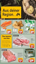 Steak im REWE Prospekt in Saarlouis Aktueller REWE Prospekt mit Steak, "Dein Markt", Seite 28