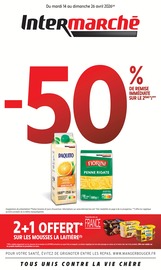 Catalogue Supermarchés Intermarché Express en cours à Foix et alentours, "-50% DE REMISE IMMÉDIATE SUR LE 2ÈME", 12 pages, 14/04/2026 - 26/04/2026
