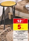 Stokomani Rillieux-la-Pape - Promo LE TABOURET PLIABLE Promo LE TABOURET PLIABLE à 5,99 € dans le catalogue Stokomani à Rillieux-la-Pape
