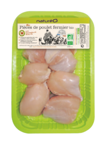 Emincé de poulet fermier - NaturéO à Suresnes Emincé de poulet fermier en promo chez NaturéO Suresnes à 19,90 €