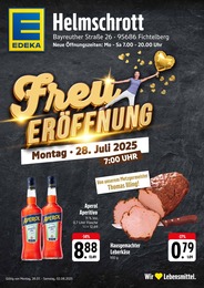 EDEKA Prospekt: "Freu Eröffnung", 4 Seiten, 28.07.2025 - 02.08.2025