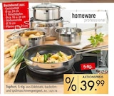 Topfset Angebote von homeware professional bei Zurbrüggen Gütersloh für 39,99 €