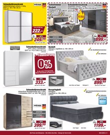 Boxspringbett im POCO Prospekt "Bis zu 70% gespart auf Gartenmöbel und Camping-Artikel" mit 24 Seiten (Berlin)