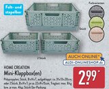 Mini-Klappbox(en) Angebote von HOME CREATION bei ALDI Nord Emden für 2,99 €