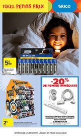 Promos Bricolage dans le catalogue "100% PETITS PRIX" de Carrefour Market Bricolage en promo dans le catalogue Carrefour Market à la page 22