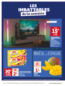 Prospectus Auchan Supermarché de la semaine "Chaque semaine, plus de 1000 offres en magasin" avec 2 pages, valide du 08/10/2024 au 13/10/2024 pour La Londe-les-Maures et alentours