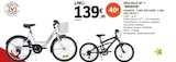 Vélo ville 20" - WOODSUN en promo chez E.Leclerc Villiers-le-Bel à 139,90 €