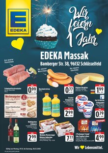 Aktueller EDEKA Prospekt "Wir lieben Lebensmittel!" Seite 2 von 30 Seiten für Schlüsselfeld