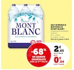 Eau minérale naturelle - Mont Blanc dans le catalogue Super U