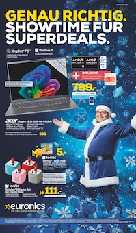 EURONICS Prospekt der KW 50 "GENAU RICHTIG. SHOWTIME FÜR SUPERDEALS." Aktueller EURONICS Prospekt "GENAU RICHTIG. SHOWTIME FÜR SUPERDEALS." Seite 1 von 13 Seiten