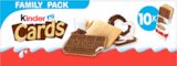 Cards 2x10 biscuits lait et cacao - Kinder - Netto à Neuilly-sur-Seine Cards 2x10 biscuits lait et cacao - Kinder en promo chez Netto Neuilly-sur-Seine à 1,85 €