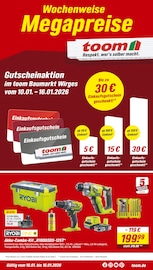 toom Baumarkt Baumärkte Prospekt der aktuellen Woche mit 8 Seiten, gültig von 10.01.2026 bis 16.01.2026, in Hübingen und Umgebung Aktueller toom Baumarkt Baumärkte Prospekt in Hübingen und Umgebung, "Respekt, wer's selber macht." mit 8 Seiten, 10.01.2026 - 16.01.2026