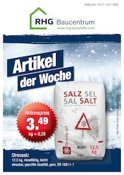 Aktueller RHG Baucentrum Baumärkte Prospekt in Zwota und Umgebung, "Artikel der Woche" mit 1 Seite, 05.01.2026 - 10.01.2026
