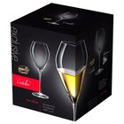 Coffret de 4 verres à pied "Exclusive" en promo chez Carrefour Vincennes à 8,95 €
