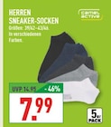 Aktuelles HERREN SNEAKER-SOCKEN Angebot bei Marktkauf in Essen ab 7,99 €