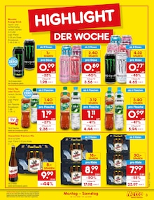 Energydrink im Netto Marken-Discount Prospekt "Aktuelle Angebote" mit 70 Seiten (Lahr (Schwarzwald))