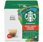 Le 2ème à -67% sur la gamme de capsules de café Starbucks by Nescafé Dolce Gusto - NESCAFÉ DOLCE GUSTO en promo chez Supermarchés Match Le 2ème à -67% sur la gamme de capsules de café Starbucks by Nescafé Dolce Gusto - NESCAFÉ DOLCE GUSTO dans le catalogue Supermarchés Match