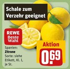 Zitrone im Angebot bei REWE in Dresden Zitrone Angebote von REWE Beste Wahl bei REWE Dresden für 0,69 €