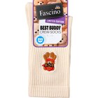 Crew Socken mit Teddy-Motiv beige Gr. 39-42 im Angebot bei dm-drogerie markt in Fürth Crew Socken mit Teddy-Motiv beige Gr. 39-42 Angebote von Fascino bei dm-drogerie markt Fürth für 3,65 €