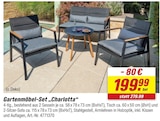 Gartenmöbel-Set Charlotta Angebote bei toom Baumarkt Waiblingen für 199,99 €