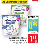 EDEKA - Frischkäse Natur Angebot im Prospekt Frischkäse Natur bei EDEKA im Prospekt "" für 0,99 €