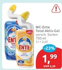 Total Aktiv Gel im budni Prospekt Total Aktiv Gel von WC-Ente im aktuellen budni Prospekt für 1,99 €