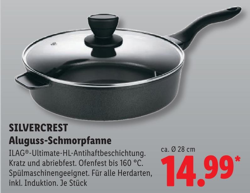 Aluguss-Schmorpfanne