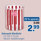 Dekowelt Windlicht von  im aktuellen Rossmann Prospekt für 2,99 €