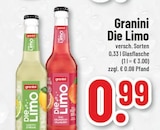 Die Limo Limette Zitrone bei Trinkgut im Frechen Prospekt für 0,99 €