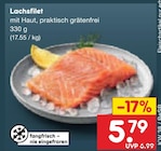 Lachsfilet Angebote bei Netto Marken-Discount Stralsund für 5,79 €