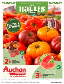 Catalogue Auchan Supermarché de la semaine "LES HALLES en fête" avec 1 pages, valide du 09/06/2026 au 15/06/2026 pour Paris et alentours Prospectus Auchan Supermarché de la semaine "LES HALLES en fête" avec 1 pages, valide du 09/06/2026 au 15/06/2026 pour Paris et alentours