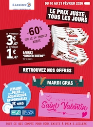 Prospectus E.Leclerc à Tonnerre, "Menez à la baguette votre budget", 48 pages, 10/02/2026 - 21/02/2026