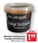 Dein Lieblingssalat Cremiger Karottensalat im Angebot bei EDEKA in Villingen-Schwenningen Dein Lieblingssalat Cremiger Karottensalat Angebote von Wild bei EDEKA Villingen-Schwenningen für 1,99 €