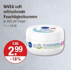 soft erfrischende Feuchtigkeitscreme im V-Markt Prospekt soft erfrischende Feuchtigkeitscreme von NIVEA im aktuellen V-Markt Prospekt für 2,99 €
