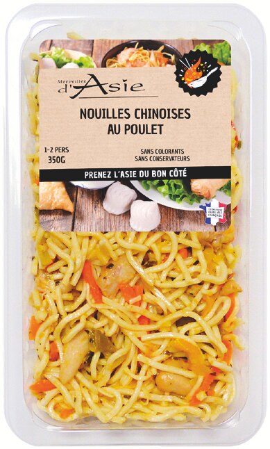 MERVEILLES D'ASIE Nouilles chinoises au poulet