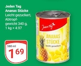 Ananas Stücke im Angebot bei GLOBUS in Braunschweig Ananas Stücke Angebote von Jeden Tag bei GLOBUS Braunschweig für 1,69 €