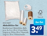 Abdeckfolien-Set von DECO CRAFT im aktuellen ALDI SÜD Prospekt für 3,49 €